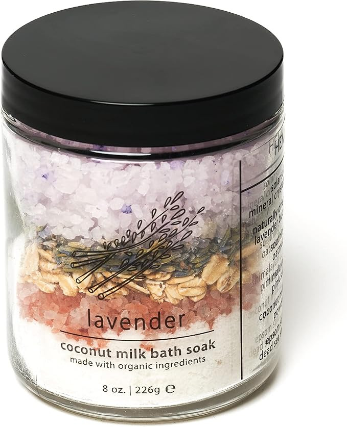 Hemlock Park Coconut Milk Bath Soak | Organic Coconut Milk, Botanicals, Dead Sea Salt, Epsom Salt... | Amazon (US)