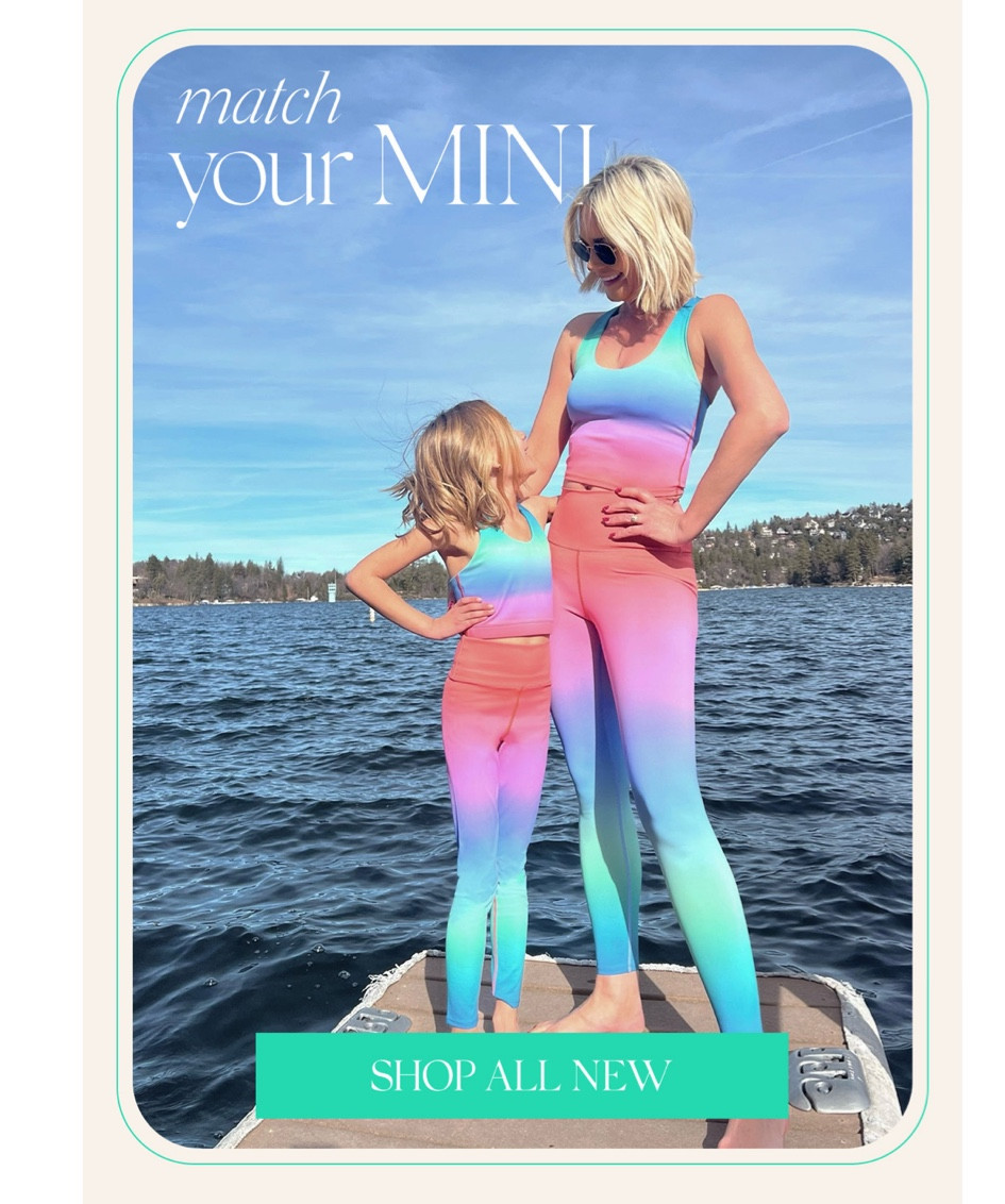 Mommy and me matching athletic sets! Mommy / Daughter matching. Workout set. 

#LTKfitness #LTKkids #LTKfamily