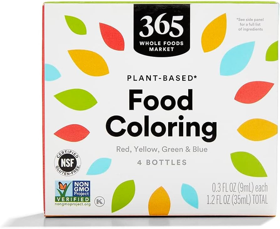 365 by Whole Foods Market, Food Coloring, 1.2 Fl Oz | Amazon (US)