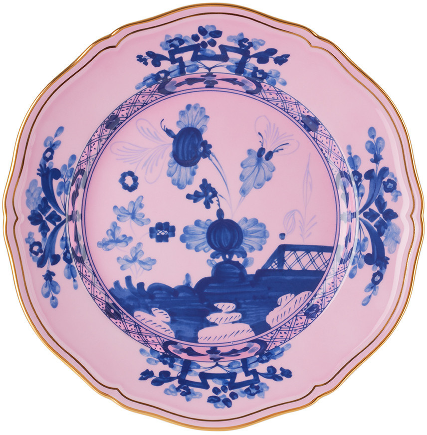 Ginori 1735 Pink Oriente Italiano Dinner Plate | SSENSE