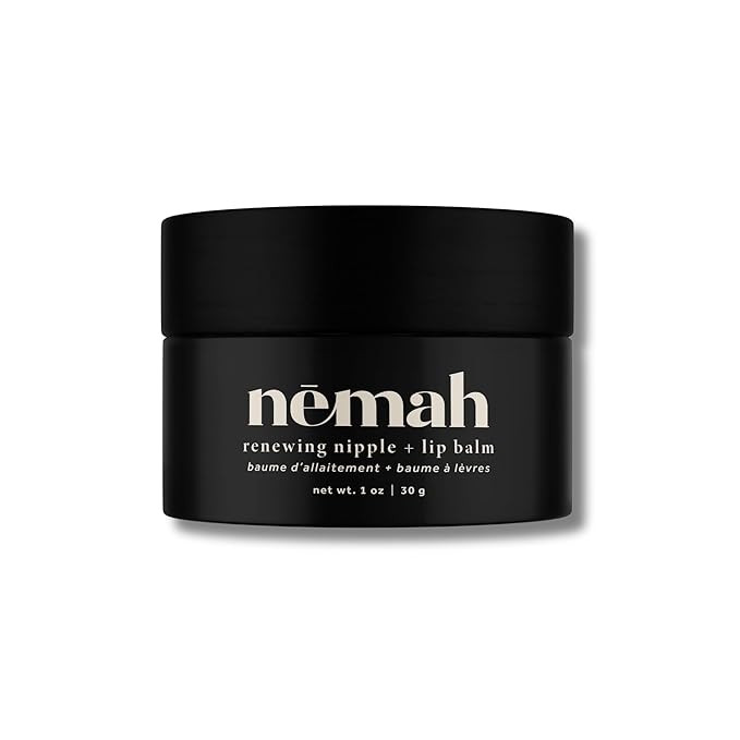 Nemah - Organic Nipple Balm, Nipple Cream Safe for Breastfeeding - 2-in-1 Nipple Butter & Lip Bal... | Amazon (US)