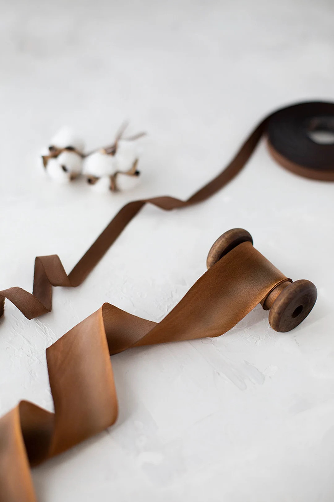 Antique Bronze Variegated Bias-Cut Hand-Dyed Silk Charmeuse Ribbon • 1/2" • 5/8" • 1" •  ... | Etsy (US)