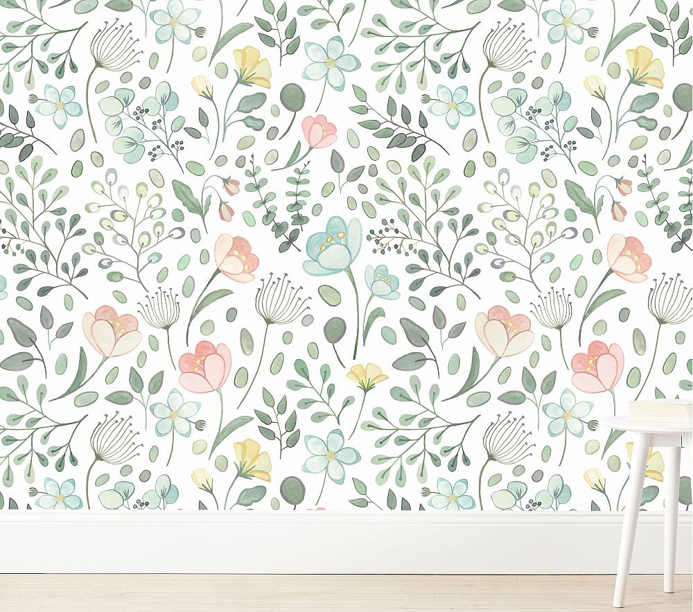 Wallpaperie Posey Wallpaper | Pottery Barn Kids