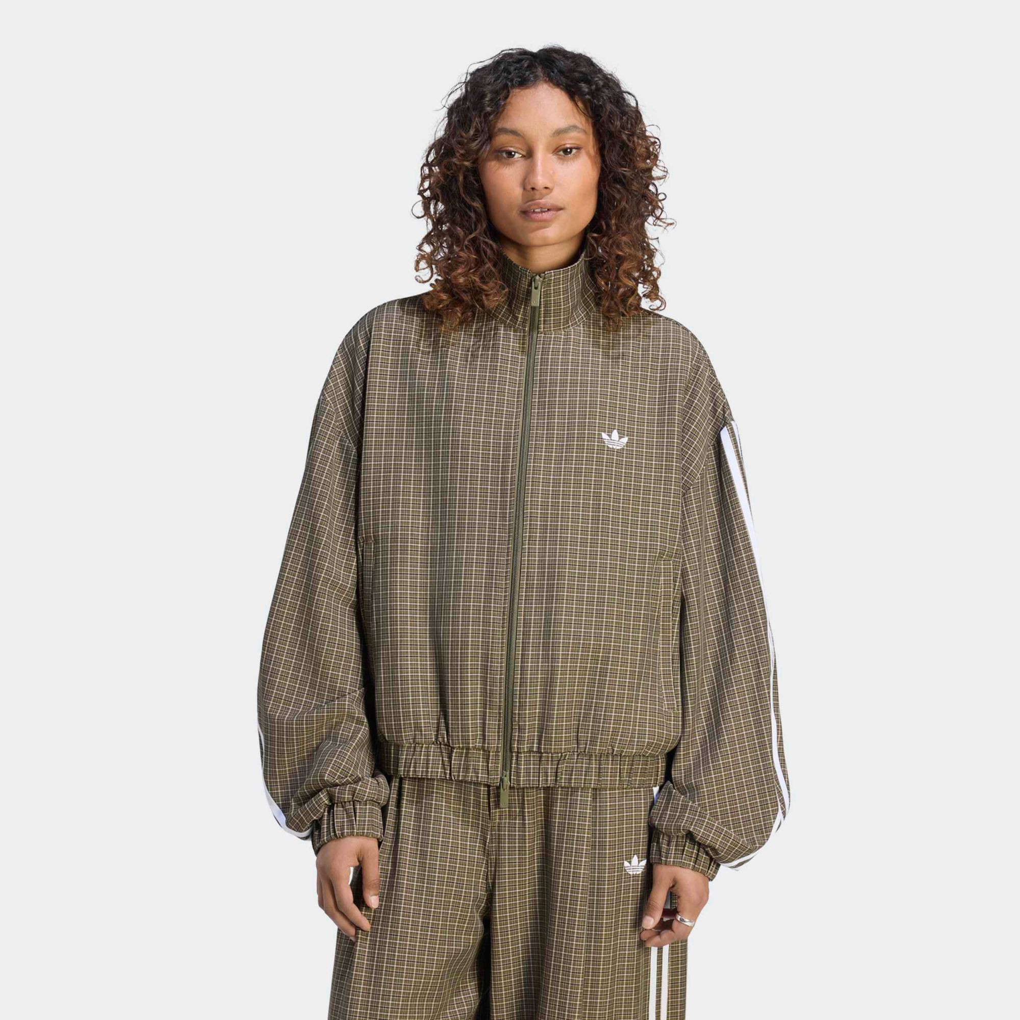adidas Originals Women's Checks Track Top, XS, Wonder Beige | DICK'S Sporting Goods