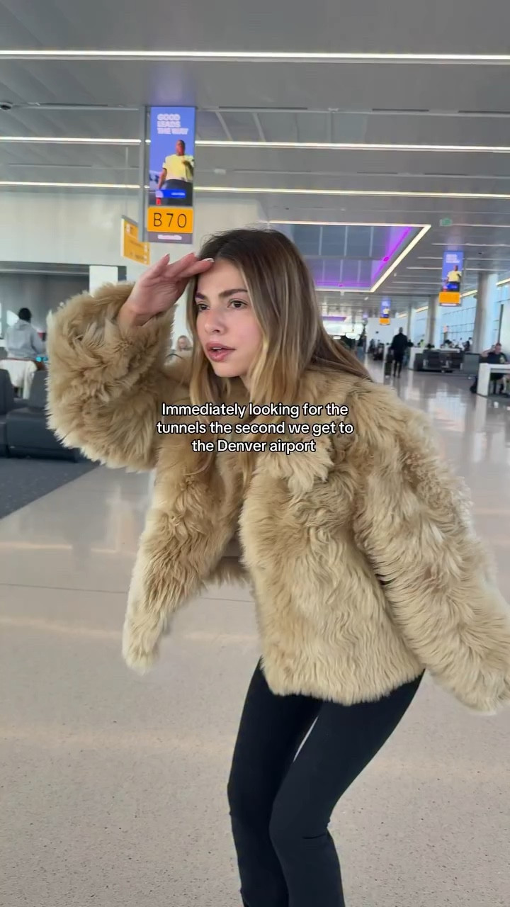 Uncovering the secrets of the Denver airport tunnel system 🦎 

 #LTKStyleTip #LTKSeasonal