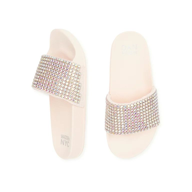 Madden NYC Women's Embellished Slide Sandals | Walmart (US)