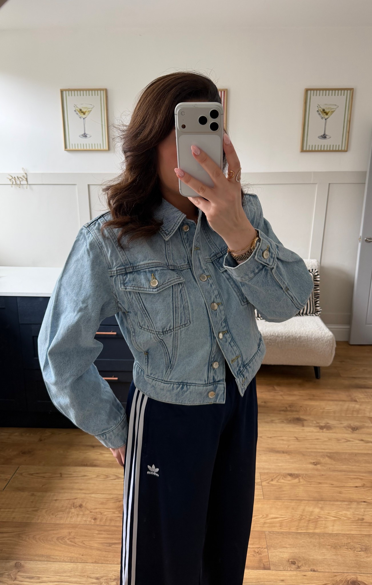 Denim jacket styling 🩵
Adidas
Firebird 
Asos 
Zara 
Shoulder pads 
Structured 
Blue 
Spring outfits 

#LTKspring #LTKjeans #LTKuk