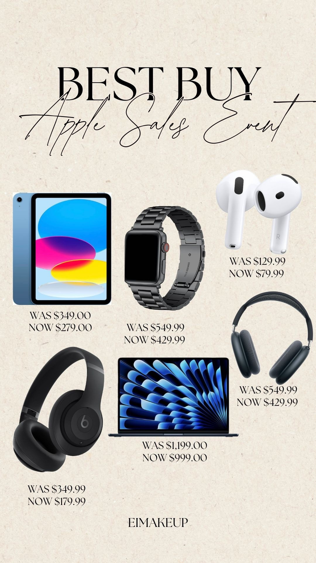 BEST BUY APPLE SALE ENDS ON THURSDAY!!! 

#LTKSaleAlert #LTKGiftGuide #LTKHoliday