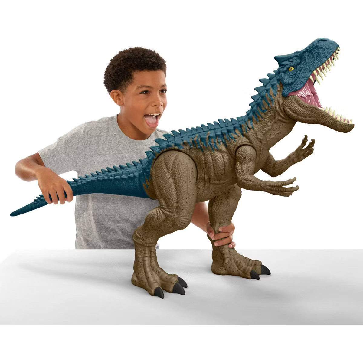 Jurassic World Super Colossal Allosaurus Dinosaur 38'' Long Swallows Minis Action Figure | Target