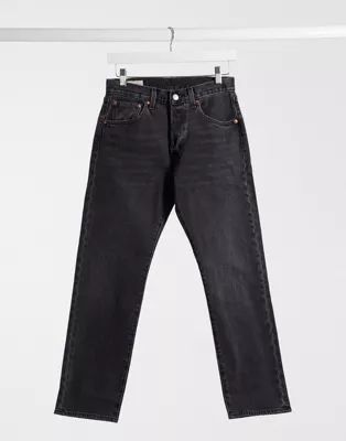 Levi's – 501 '93 – Kurz geschnittene Jeans mit geradem Bein in verwaschenem Schwarz | ASOS (Global)