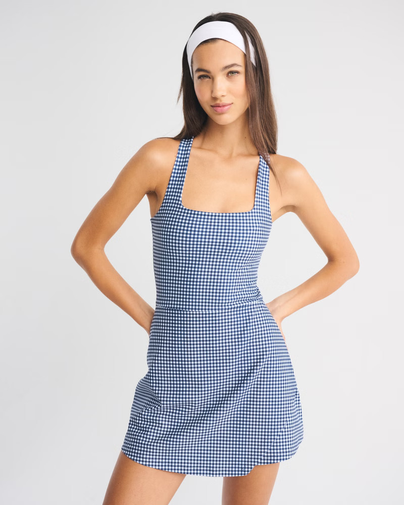 YPB sculptLUX Cross-Back Mini Dress | Abercrombie & Fitch (US)