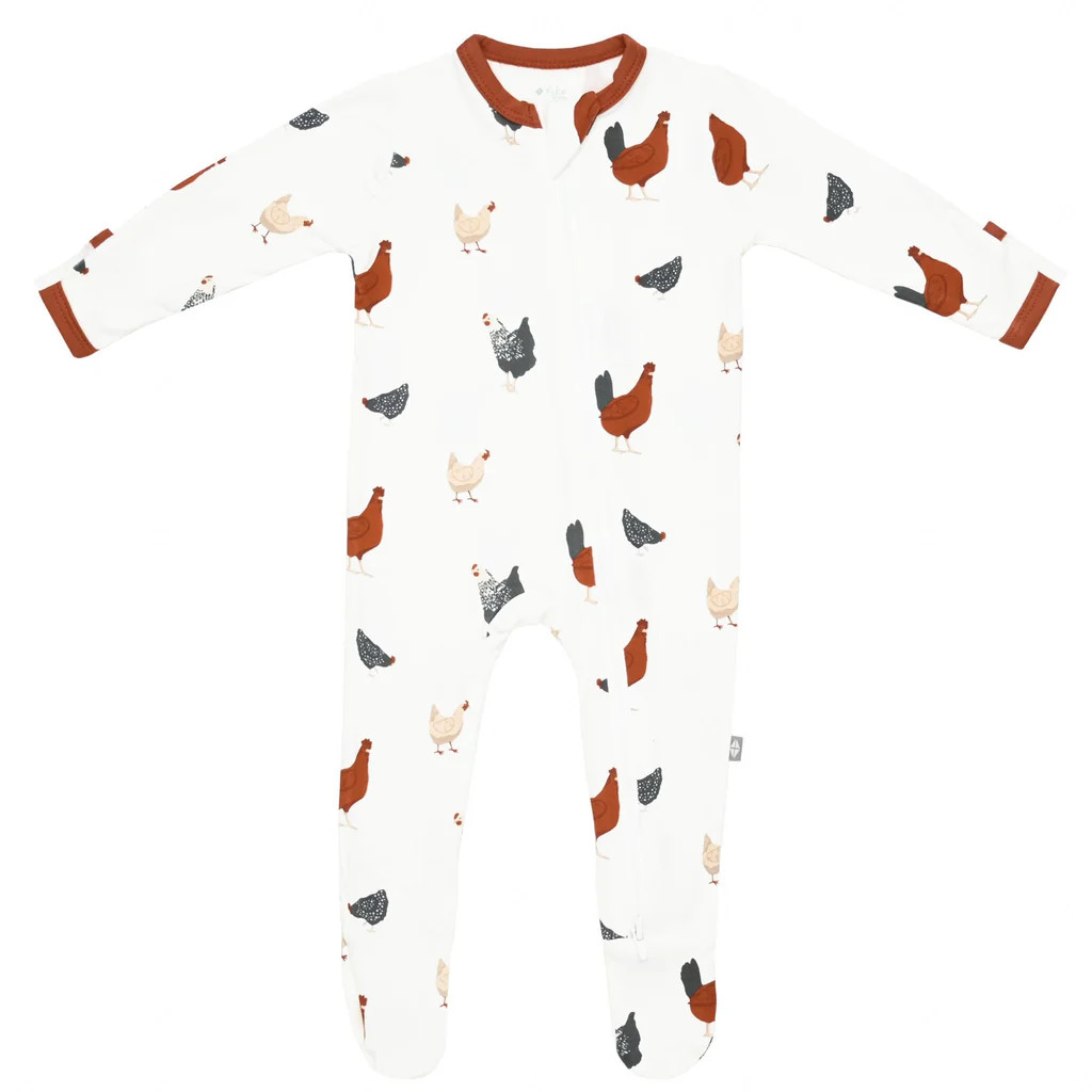Zippered Footie in Chick | Kyte BABY