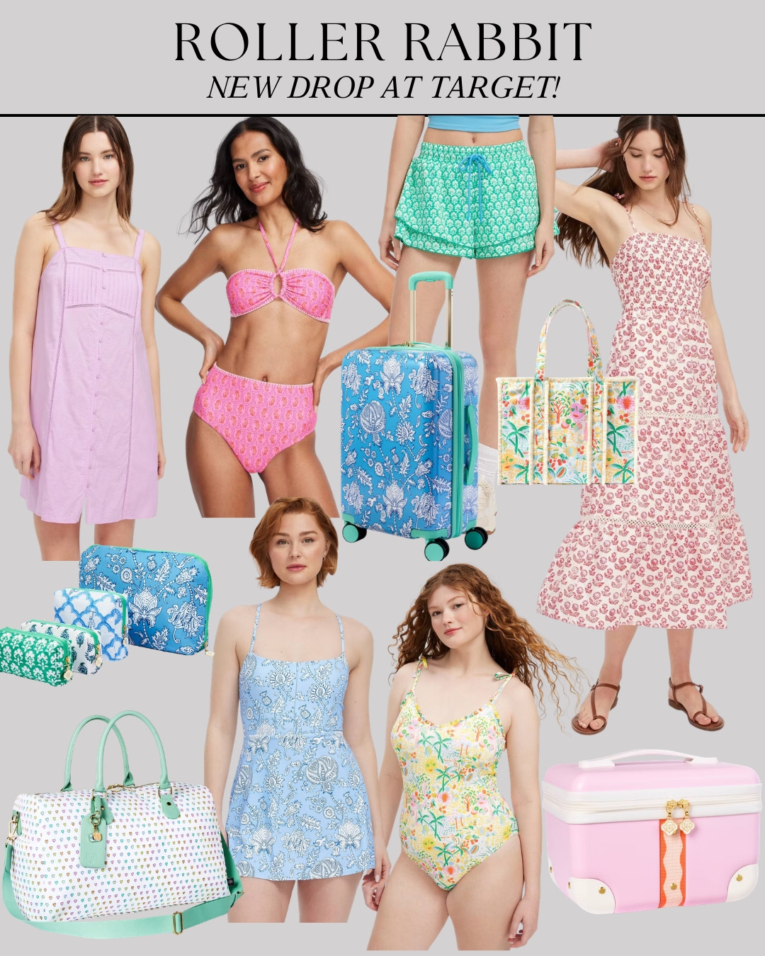 New Roller Rabbit x @Target  collection just dropped! So many fun prints, patterns, and colors to take into spring and summer!

#LTKspring #LTKspringtrends

#LTKSwim
