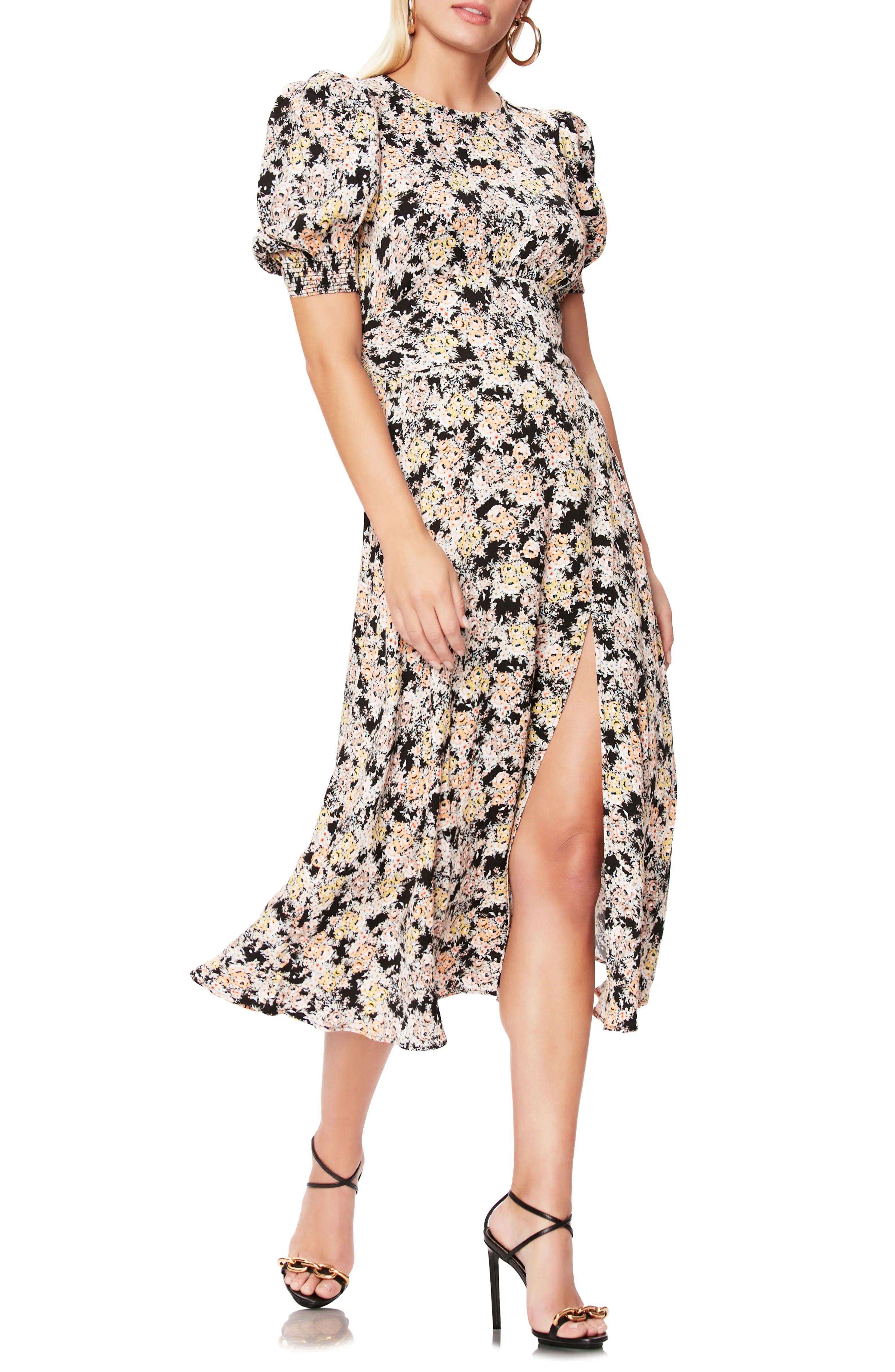 Danai Floral Puff Sleeve Dress | Nordstrom