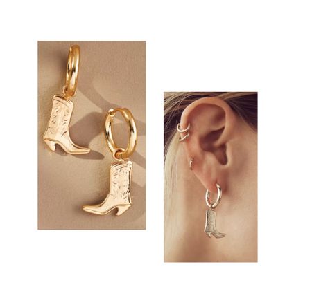Giddy up! Anthro Sale time - how CUTE are these cowboy boot earrings?!? With the sale discount, they’re just over $30! Come in silver & gold! ✨✨✨

#LTKsalealert #LTKunder50 #LTKxAnthro
