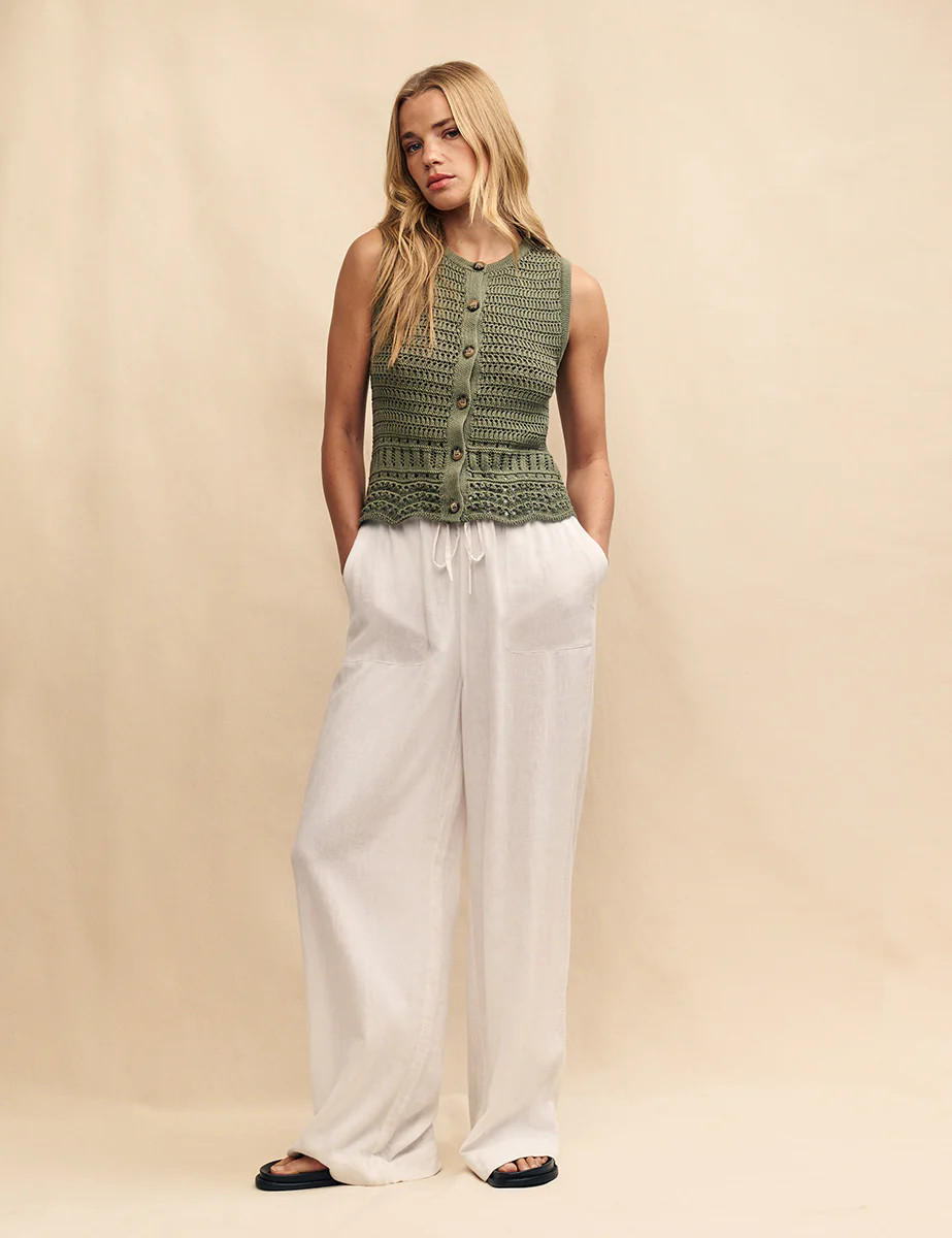 Green Mock Crochet Waistcoat
  

  
    £59.00 | Nobody's Child