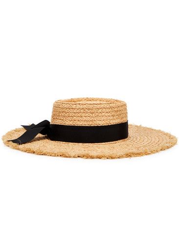 The Ventura sand woven raffia hat | Harvey Nichols