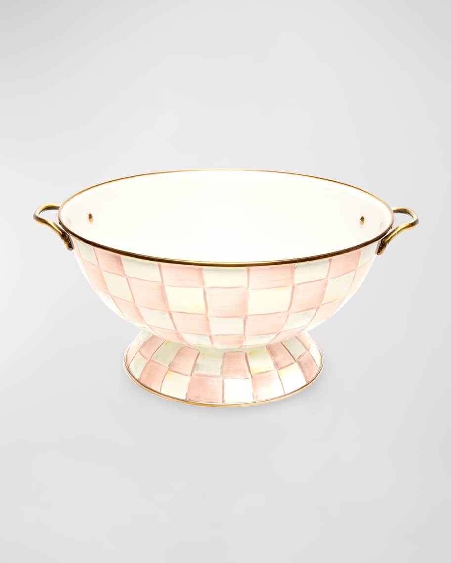 MacKenzie-Childs Rosy Check Everything Bowl | Neiman Marcus