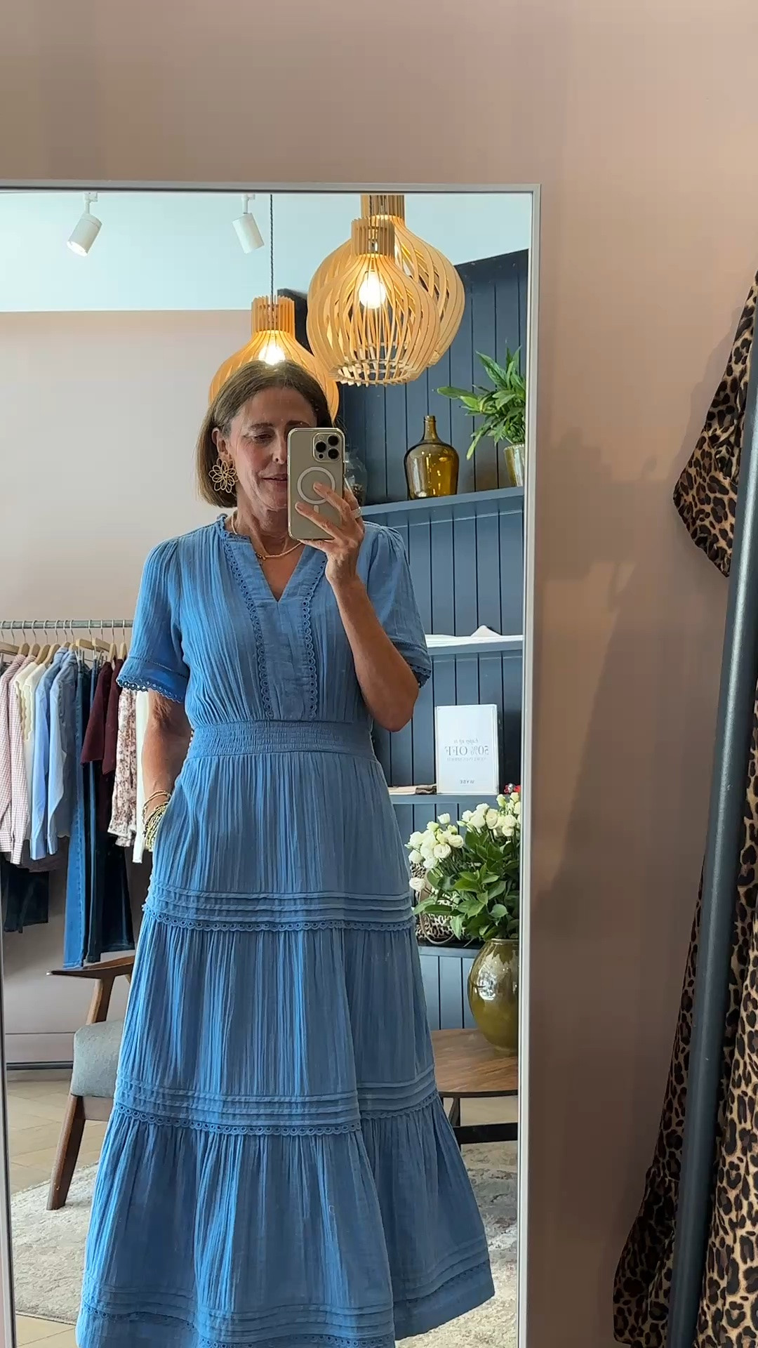 The prettiest blue dress .. super soft (it’s double gauze) and perfect for summer days … you could add a cardi or denim jacket for cooler evenings too 👌🏻 … I’m wearing a size 2R (Uk 10)

#LTKsummer #LTKstyletip #LTKover50style