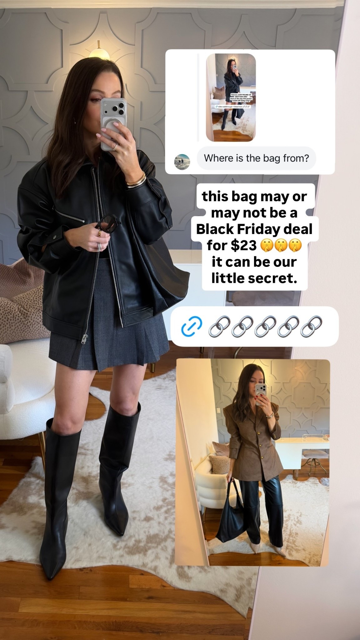 this bag may or may not be a Black Friday deal for $23 🤫🤫🤫 
it can be our little secret.