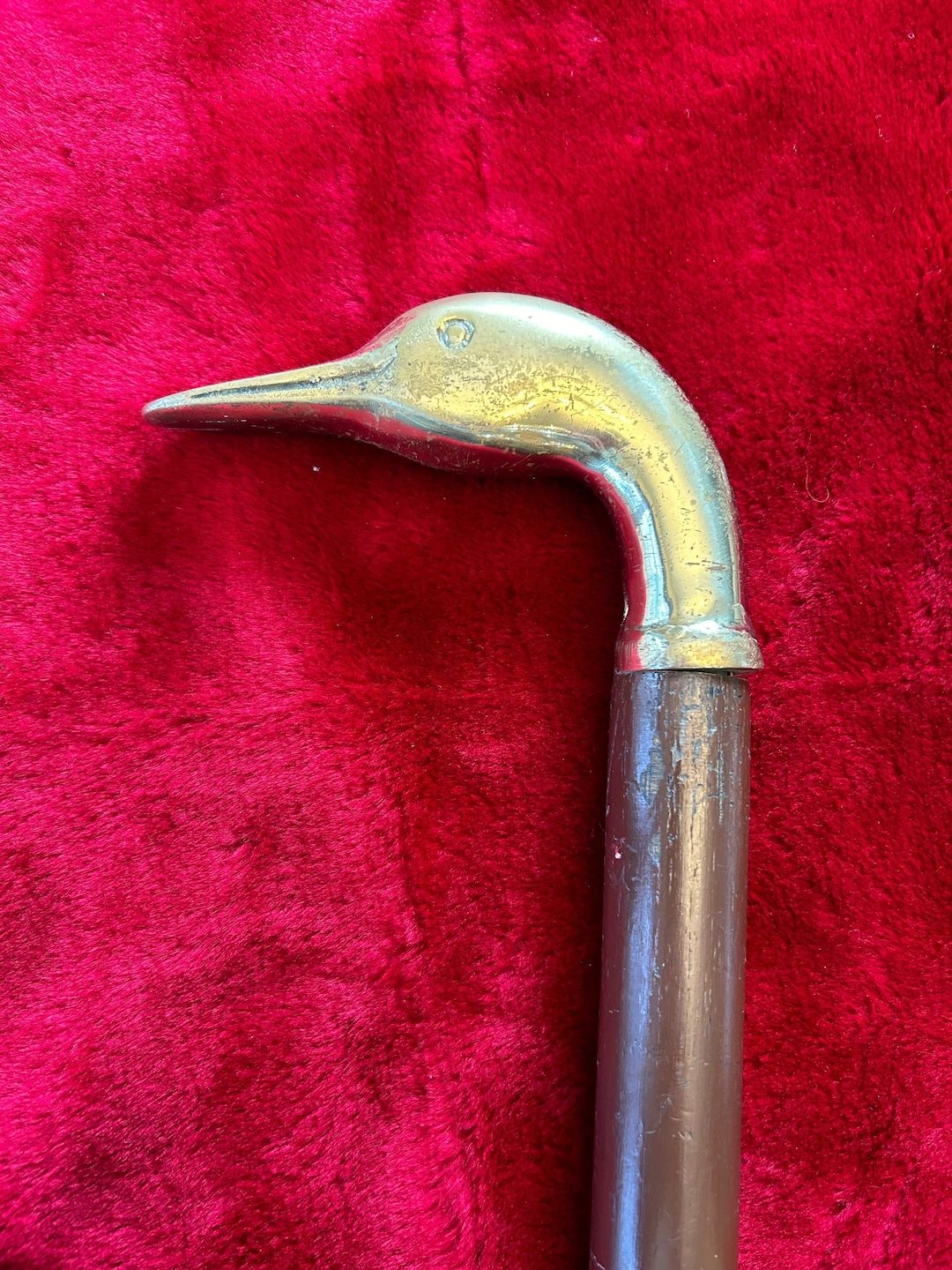 Vintage Brass Duck Head Walking Stick Cane - Etsy | Etsy (US)