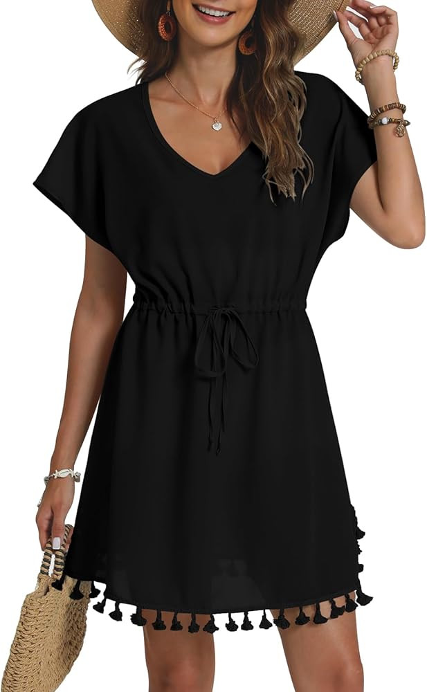 Yincro Women Swimsuit Coverup 2024 Bathing Suit Cover Ups for Swimwear Bikini Beach Dress | Amazon (US)