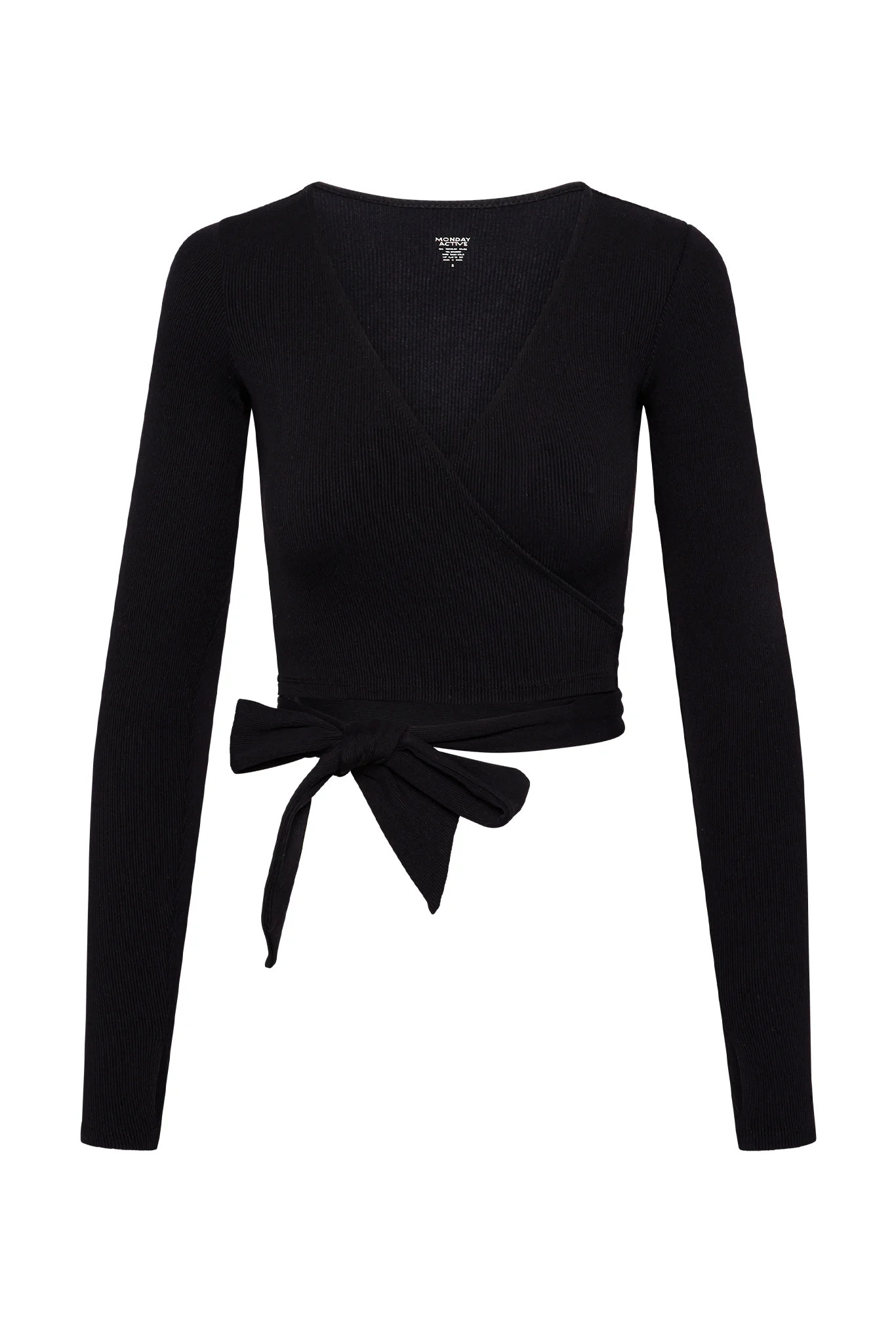 Yosemite Top - Black Thick Rib | Monday Swimwear