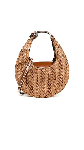 Raffia Micro Moon Bag | Shopbop