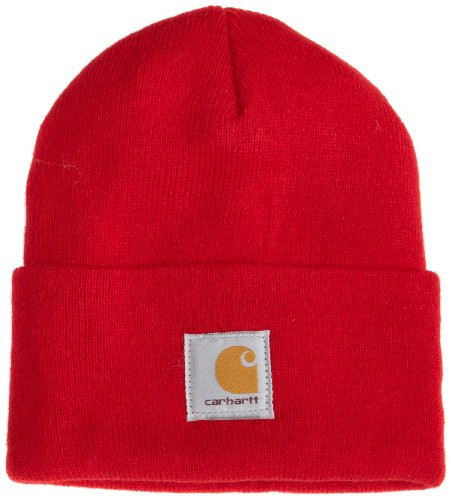 Carhartt Women's Acrylic Watch Hat, Red, One Size | Amazon (US)