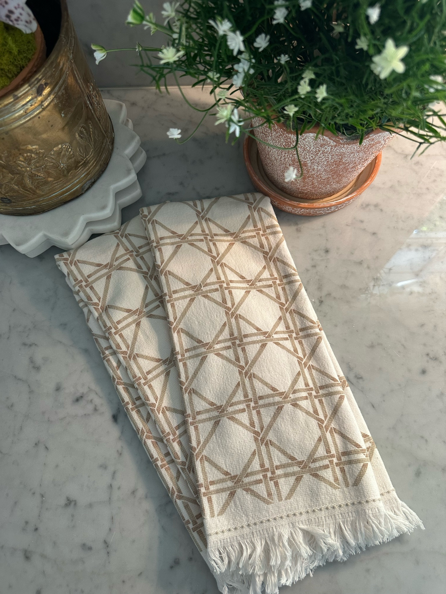 Cane print towels at target 