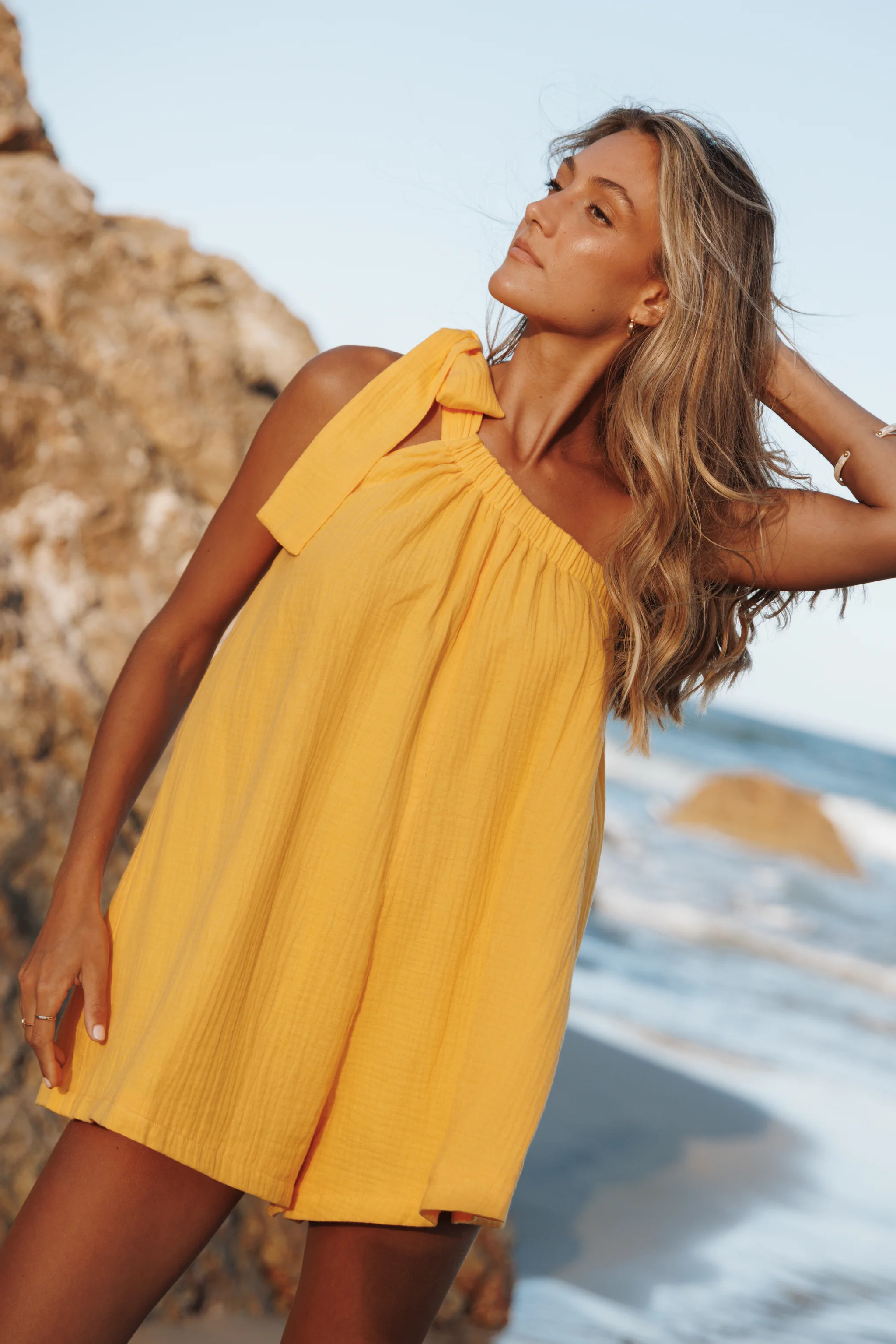 Miffy One Shoulder Romper - Mango | Petal & Pup (US)