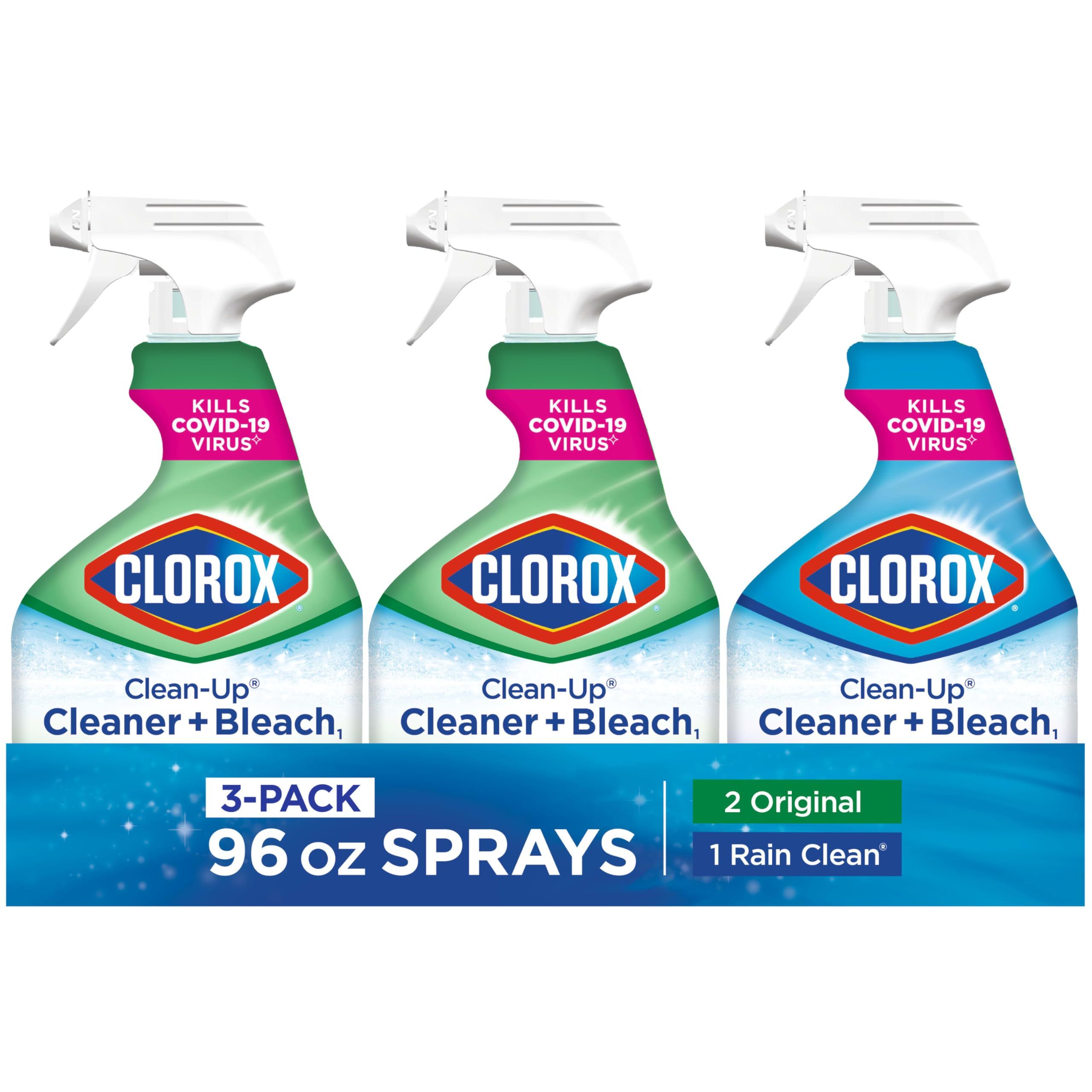 Clorox Clean-Up Cleaner + Bleach1 Value Pack, Household Essentials, 32 Fl Oz Each, Pack of 3 | Amazon (US)