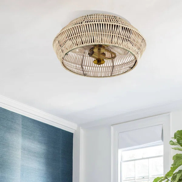 Robert Manufactured Wood Flush Mount | Wayfair North America