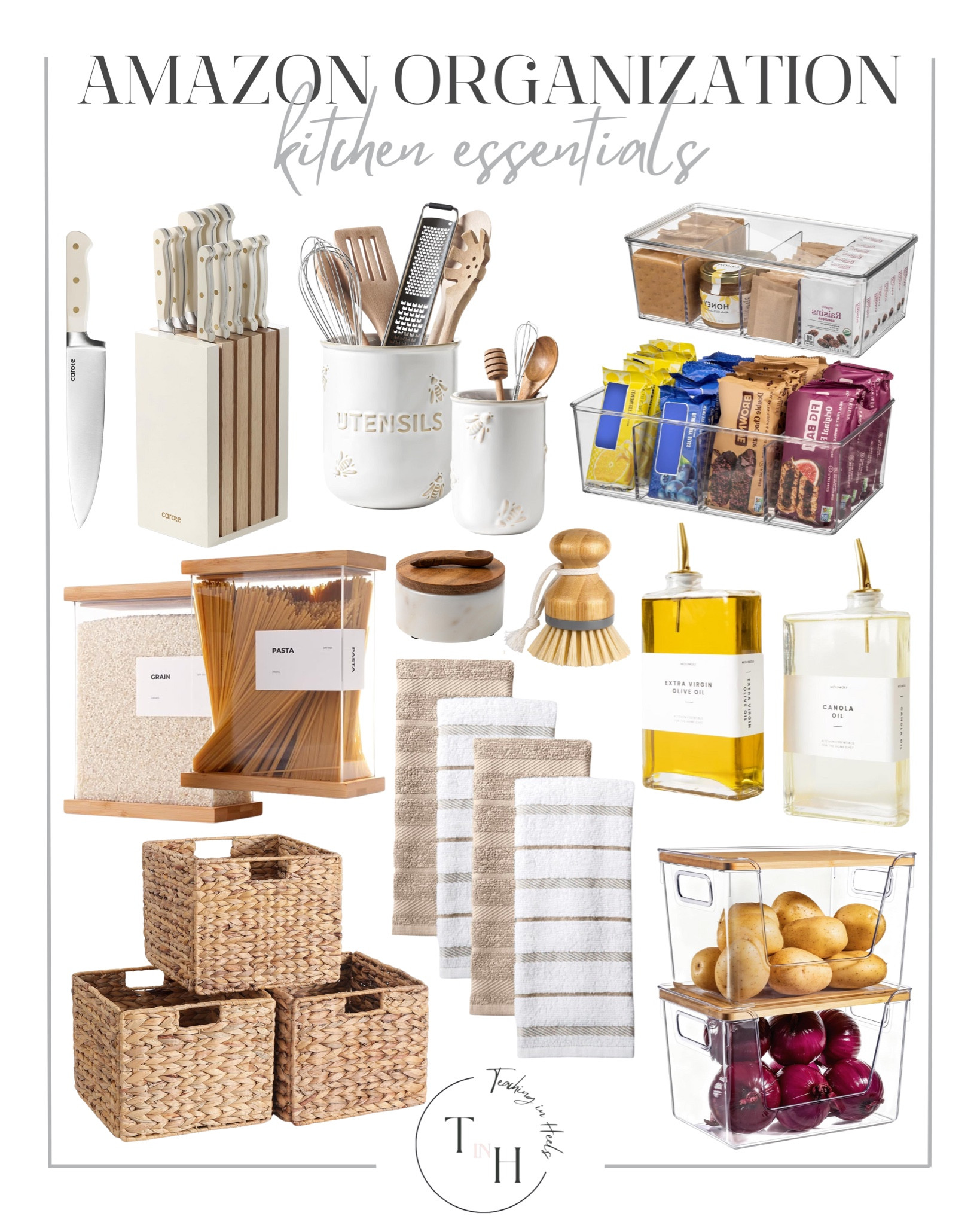 Amazon kitchen organization essentials

pantry storage containers
drawer dividers and organizers
under-sink organization bins
spice rack and jar sets
cabinet shelf risers
food storage labels
countertop organization trays
pull-out cabinet organizers

#LTKHome #LTKSeasonal #LTKSaleAlert