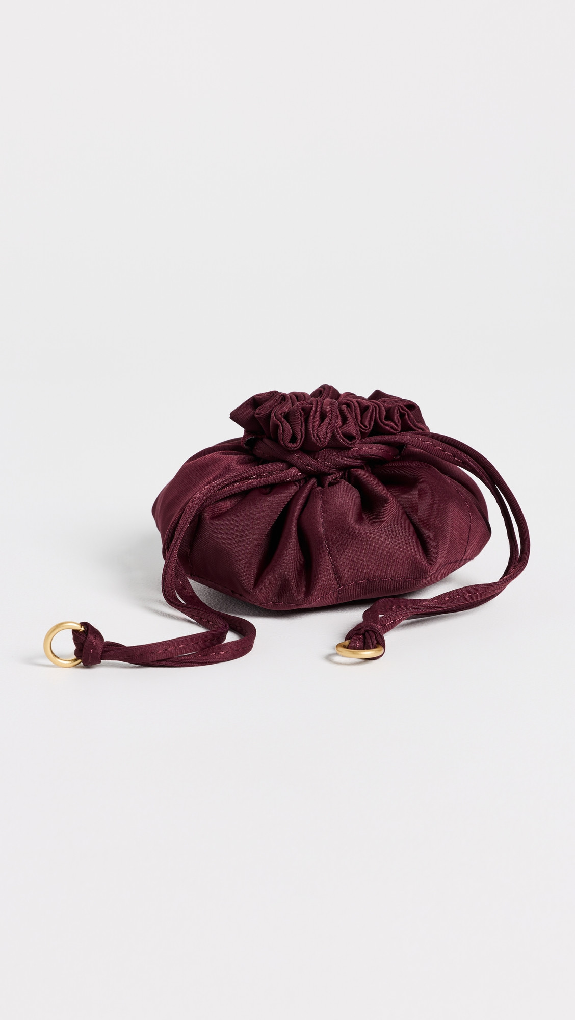 NAGHEDI Lotus Jewelry Pouch Bordeaux One Size | Shopbop