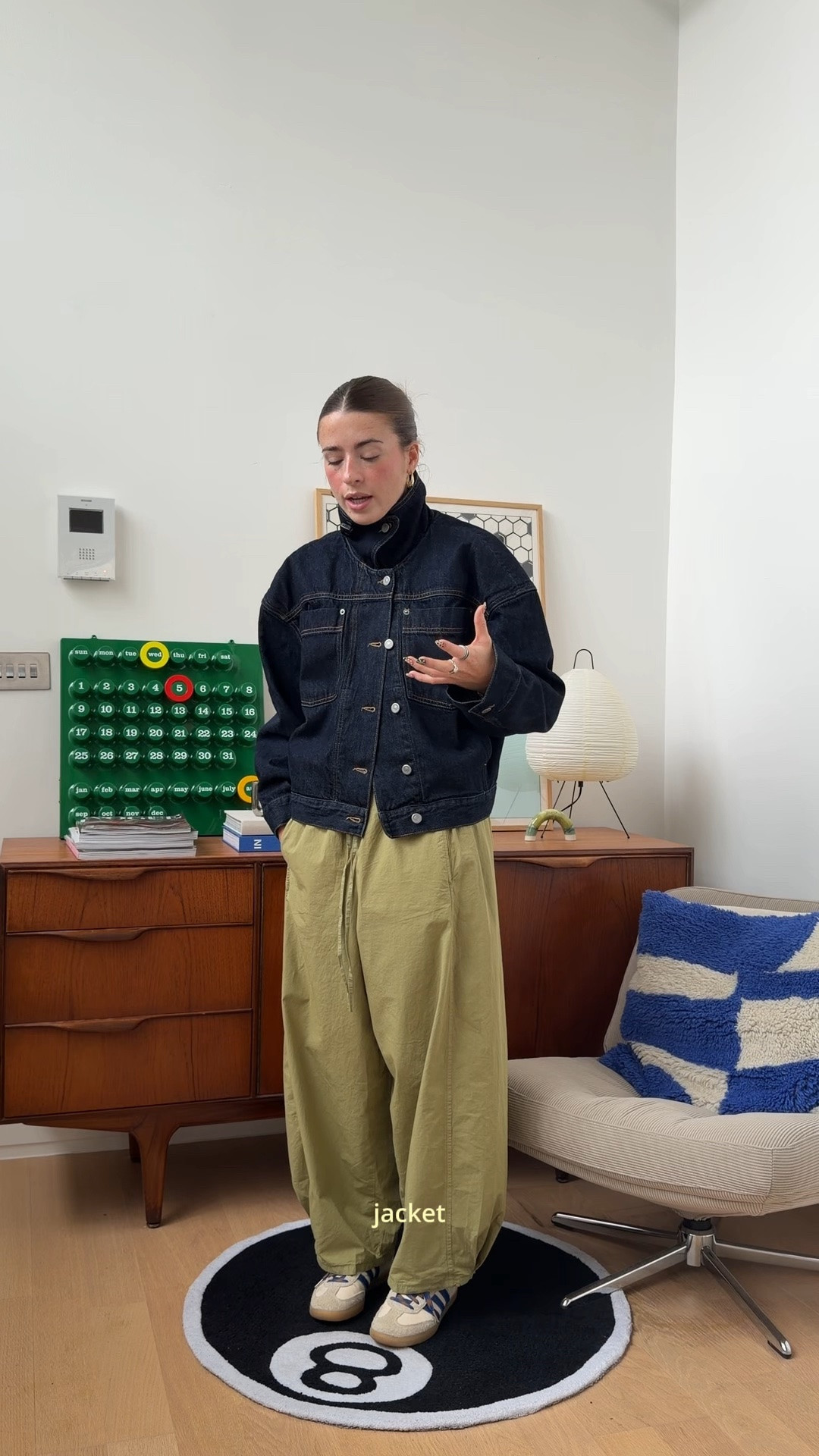 Denim jacket, cos, indigo denim jacket, autumn outfit, casual outfit, green trousers

#LTKuk #LTKautumn #LTKeurope