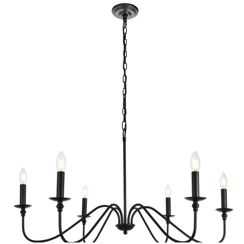 Hamza 6 - Light Candle Style Chandelier | Wayfair North America