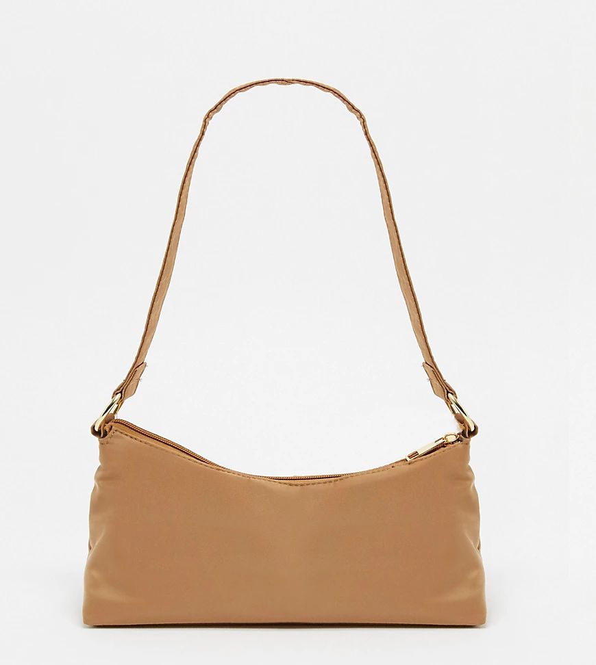 My Accessories London Exclusive nylon shoulder bag in taupe-Beige | ASOS (Global)