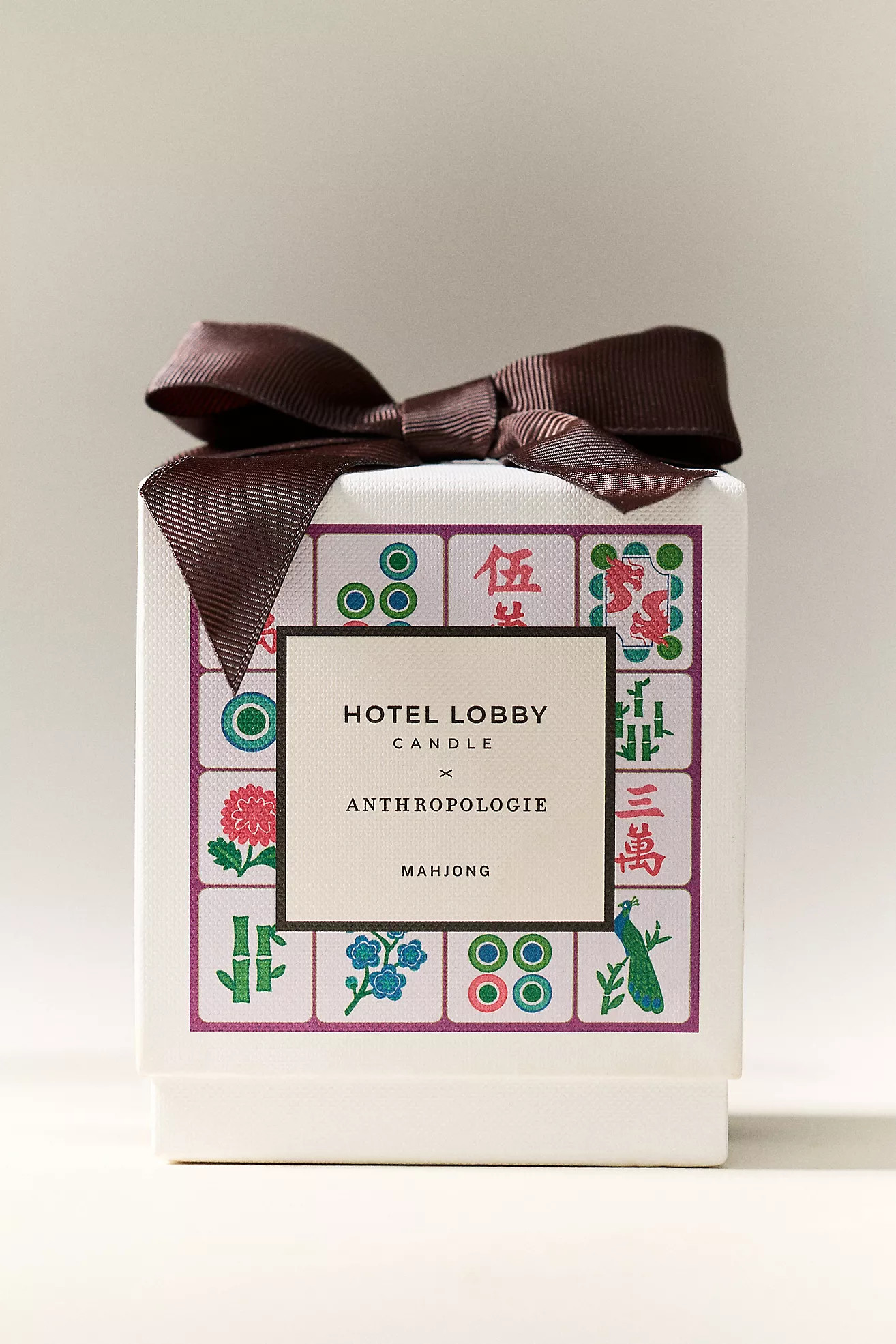 Hotel Lobby x Anthropologie Fresh Mahjong Boxed Glass Candle | Anthropologie (US)