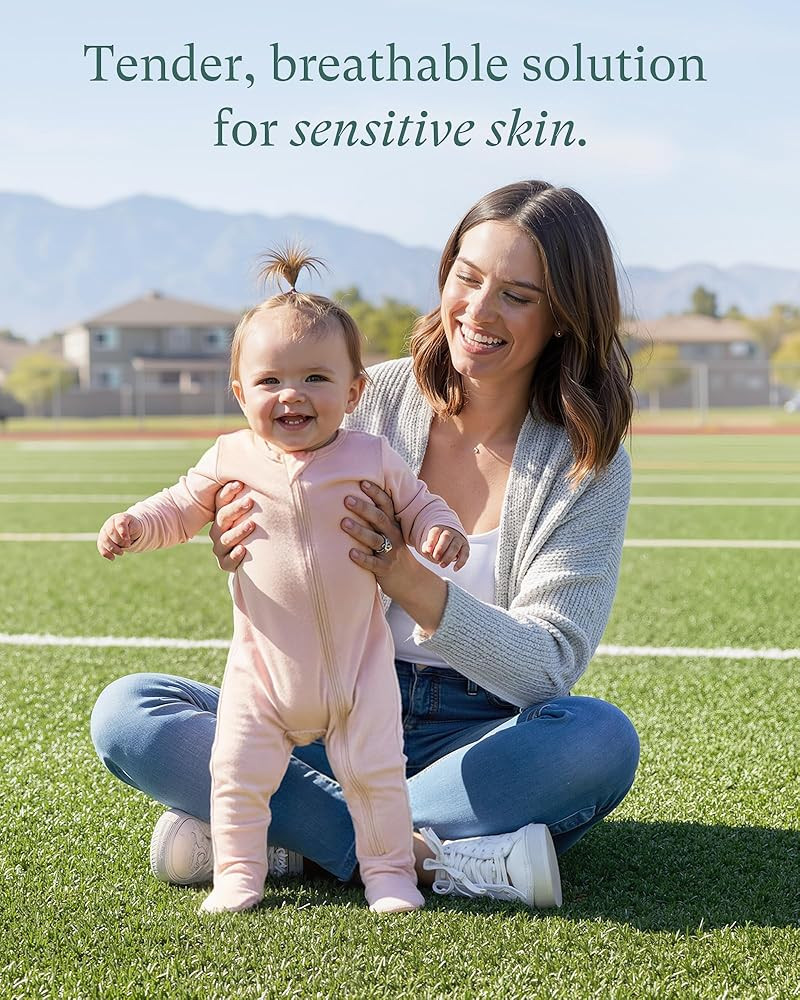 PurComfy Baby Zipper Footie Pajamas, Supersoft Bamboo Rayon Baby Footed Pjs Boy Girl 0-3-6-9-18-2... | Amazon (US)