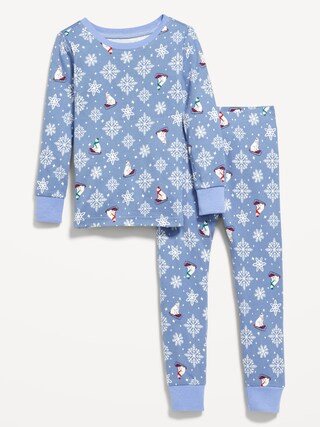 Unisex Snug-Fit Printed Pajama Set for Toddler & Baby | Old Navy (US)