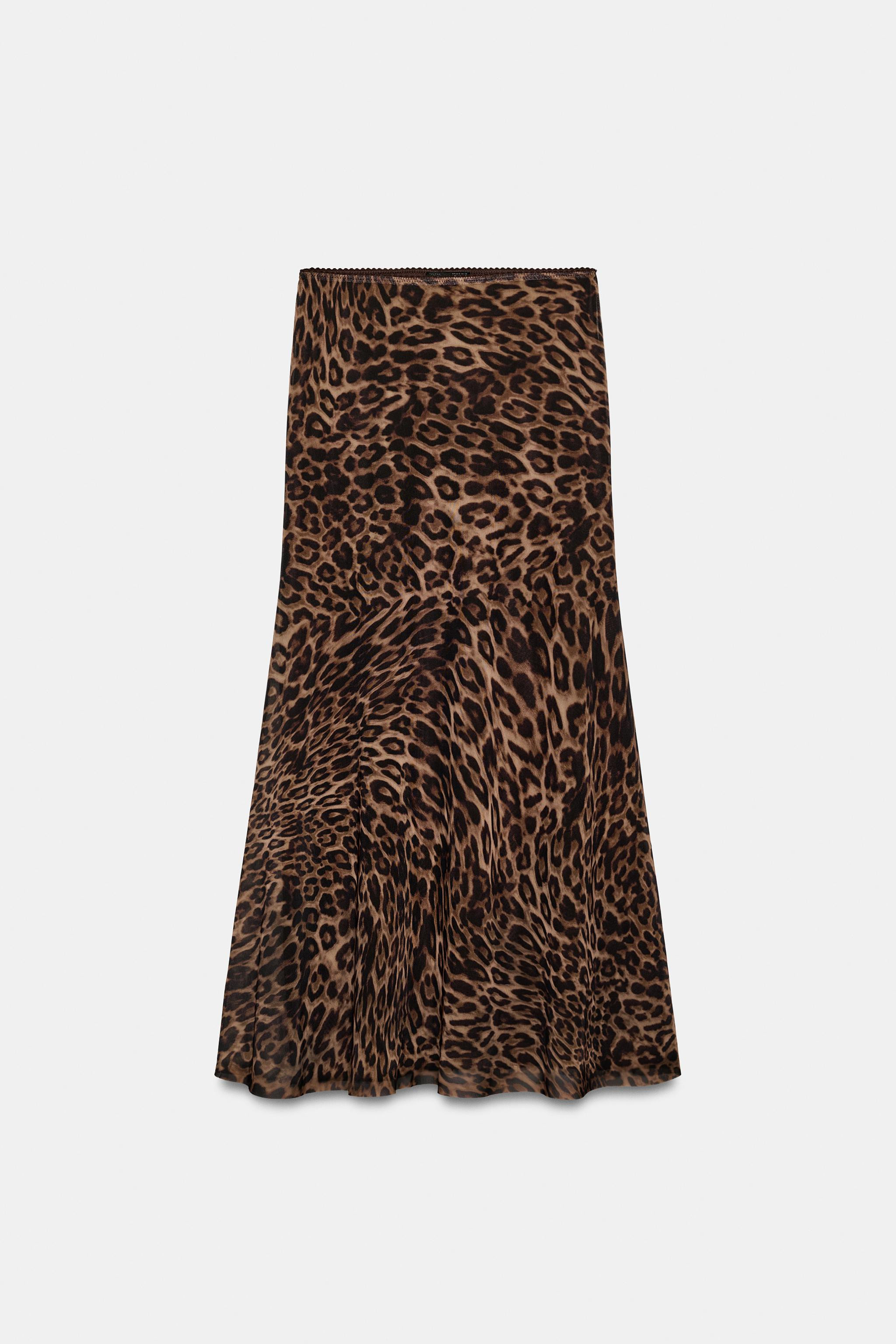 ANIMAL PRINT TULLE SKIRT | Zara UK