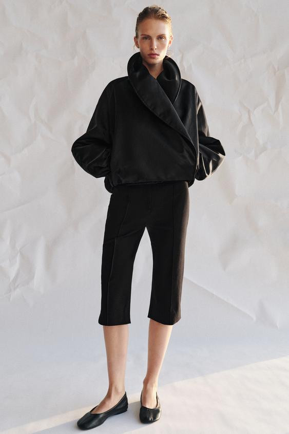 ZW COLLECTION PADDED BOMBER JACKET | Zara US