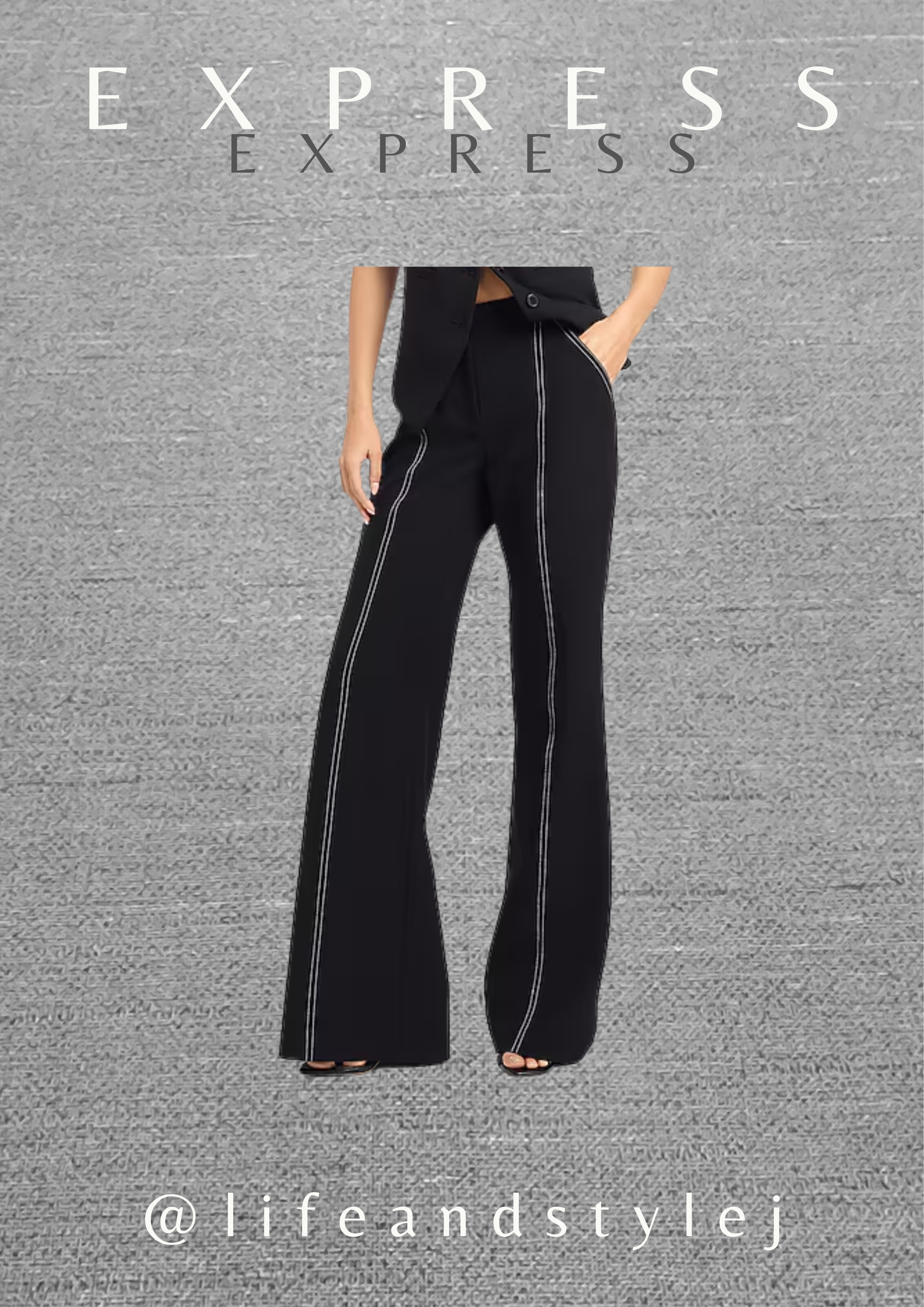 The Express Editor Studio Stretch Twill High Waisted Pintuck Flare Trouser brings tailored elegance to midlife ageless fashion with a leg lengthening silhouette. Style it with a sleek blouse or fitted knit, add a structured blazer, and finish with heels for a polished look that feels confident and timeless. #MidlifeFashion #AgelessStyle #WorkwearChic #ChicEssentials #ExpressStyle  

 #LTKU #LTKOver40 #LTKFindsUnder100