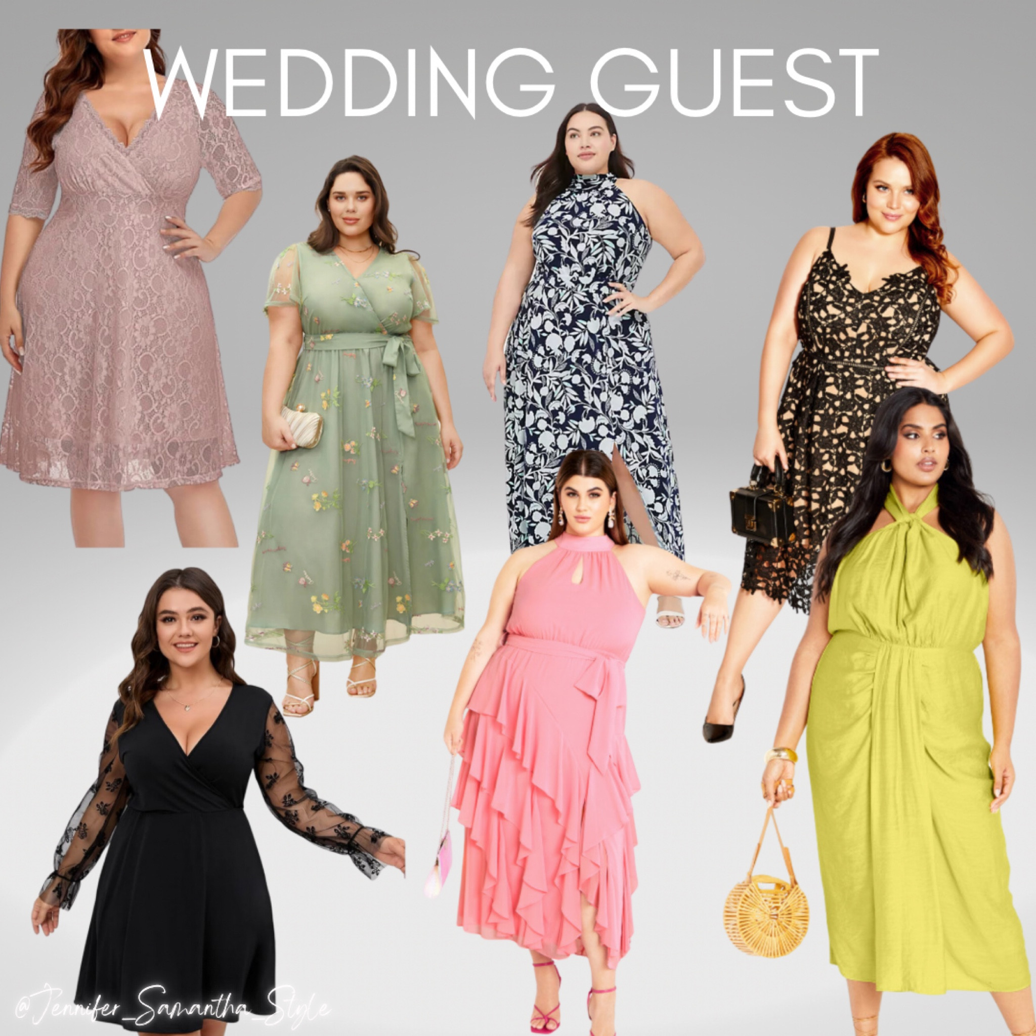Wedding guest dresses for a not so fancy wedding 

#LTKplussize #LTKstyletip #LTKwedding