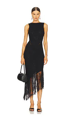 Rails Rylee Midi Dress in Black from Revolve.com | Revolve Clothing (Global)