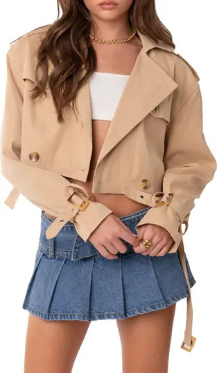 Shadow Crop Trench Coat | Nordstrom