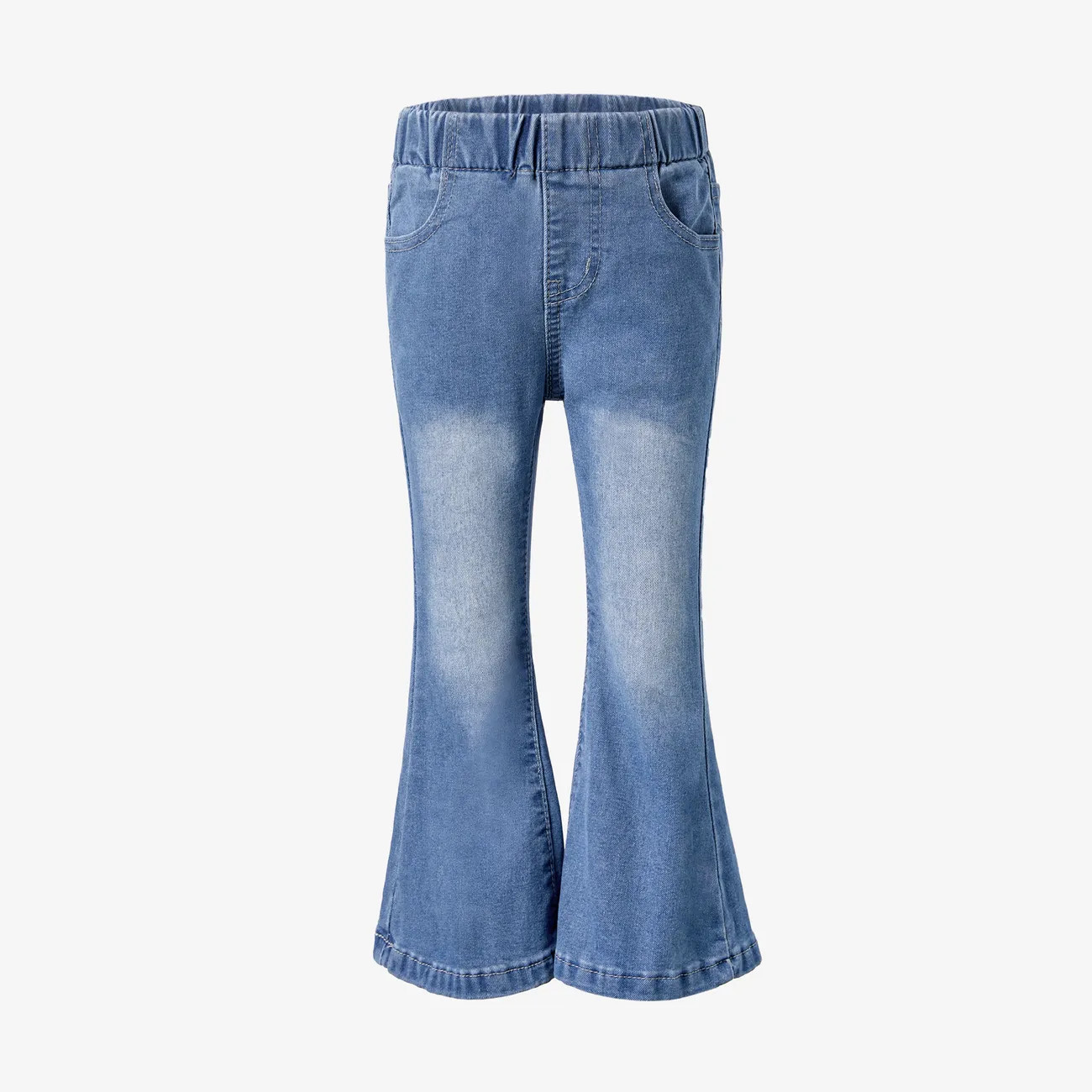 Mommy and Me Blue Flared Jeans Denim Pants | PatPat