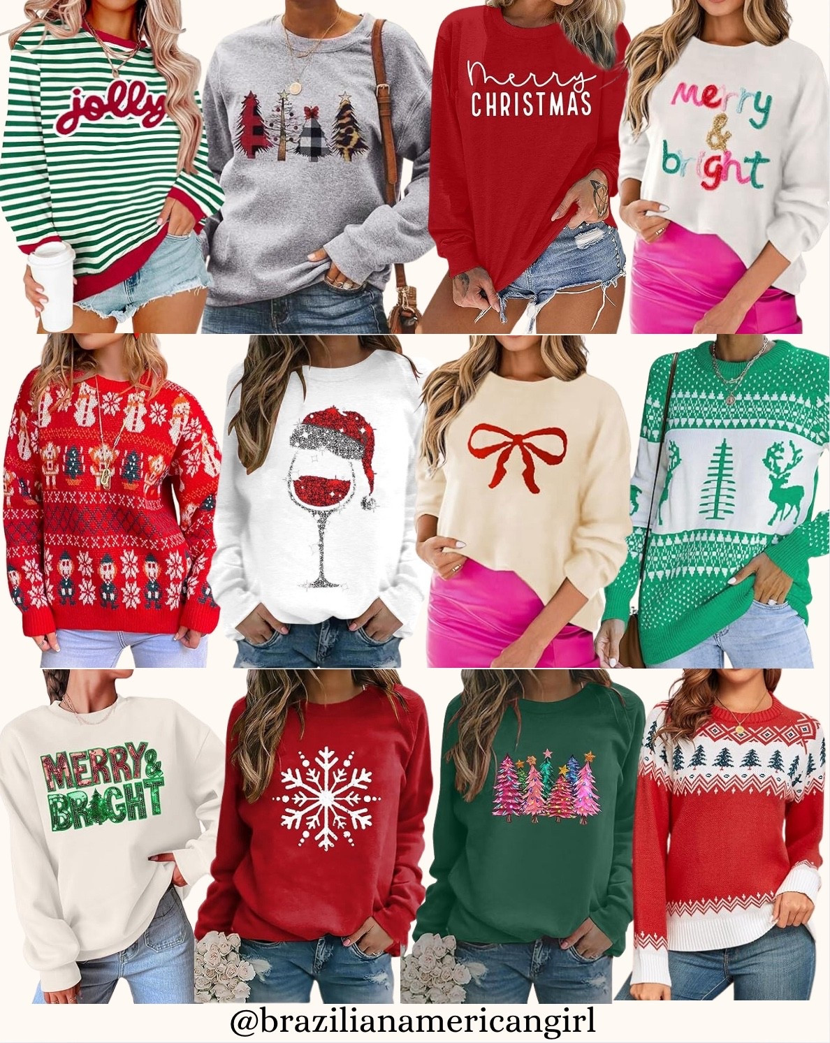 Amazon Christmas Sweaters

#LTKHoliday #LTKSeasonal #LTKStyleTip