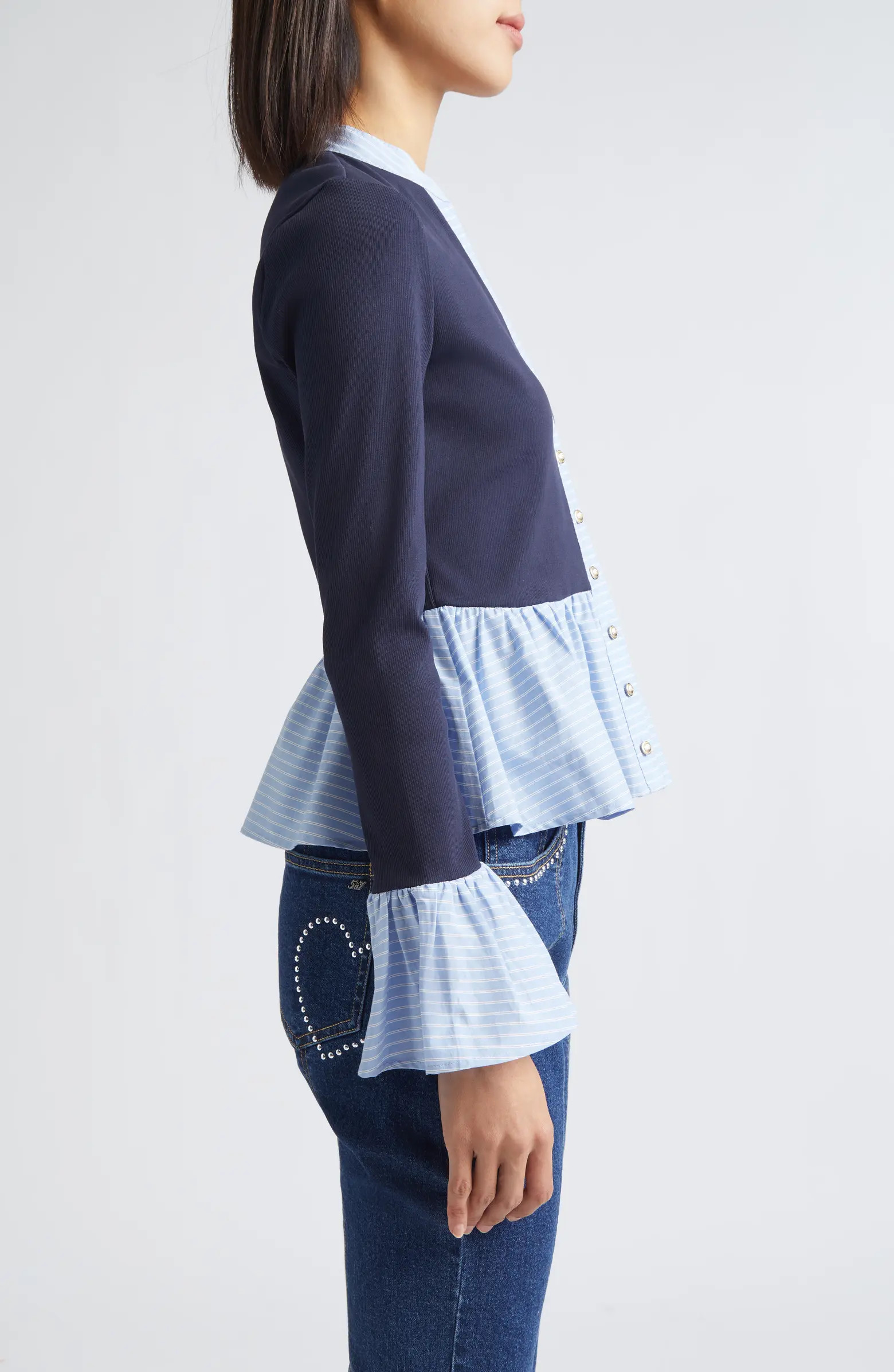 Skai Mixed Media Top | Nordstrom